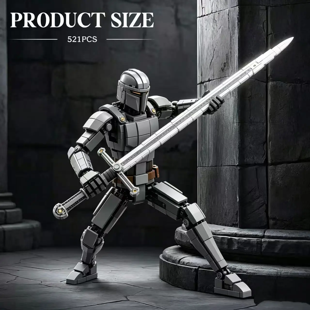 

Creative Famous Samurai Sword Weapon Model Building Blocks Lord of Rings Bricks Assembly Toys Kid Christmas Gifts for Boys