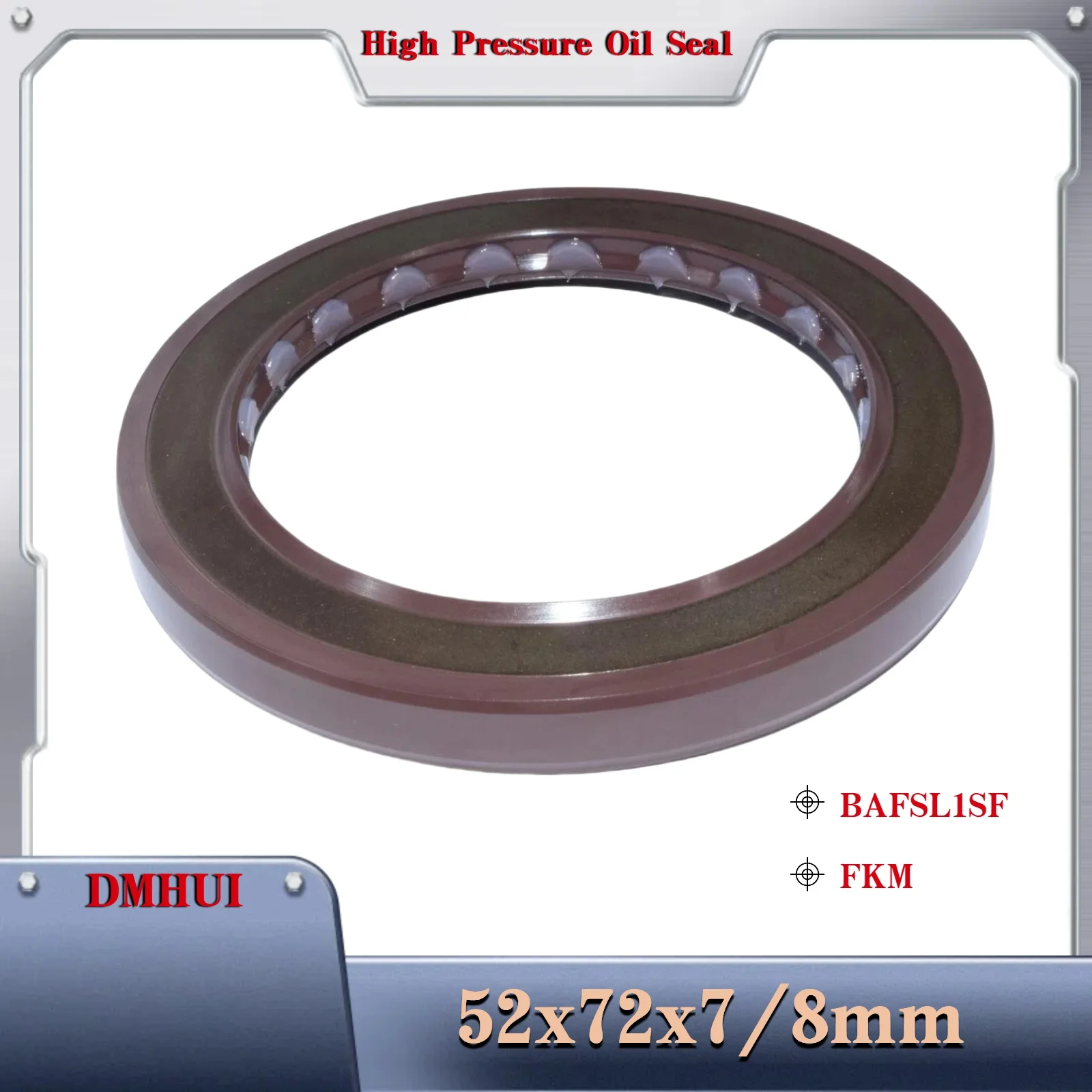 

DMHUI Shaft seal 52X72X7/8 BAFSL1SF/FKM Lip seals Radial shaft seal For Rexroth A8VO107 52X72X7/8