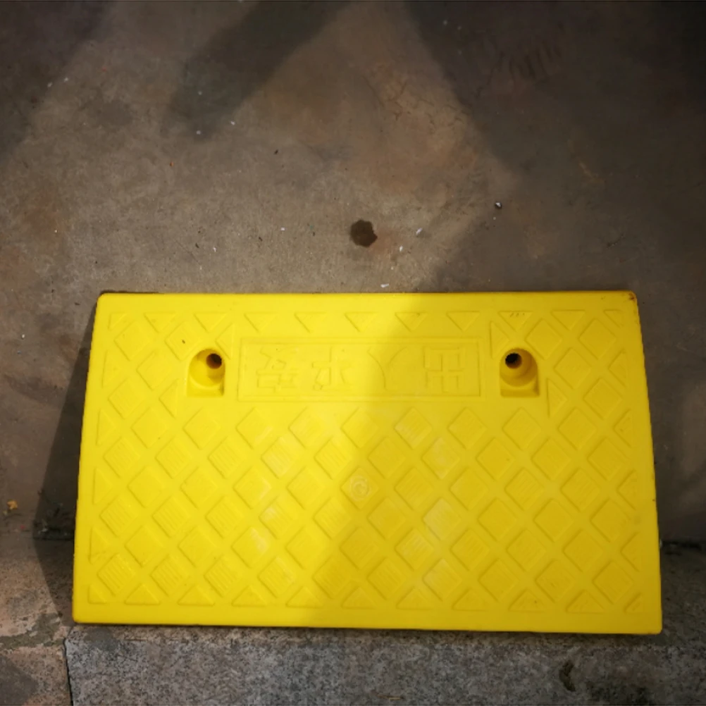 

Желтый 49,50X24,00X6,70 см, сверхпрочный пластиковый нескользящий пандус для инвалидной коляски, скутера, мотоцикла, автомобиля, грузовика, бордюрный порог