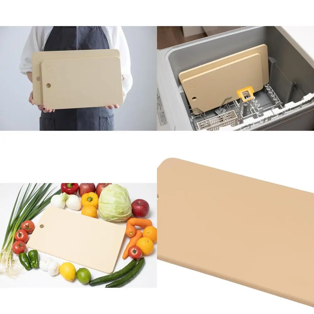 

Japanese-Made Medium Synthetic Rubber Cutting Board, Non-Slip, Knife-Friendly, Dishwasher Safe, 13.54x8.38x0.39 inches