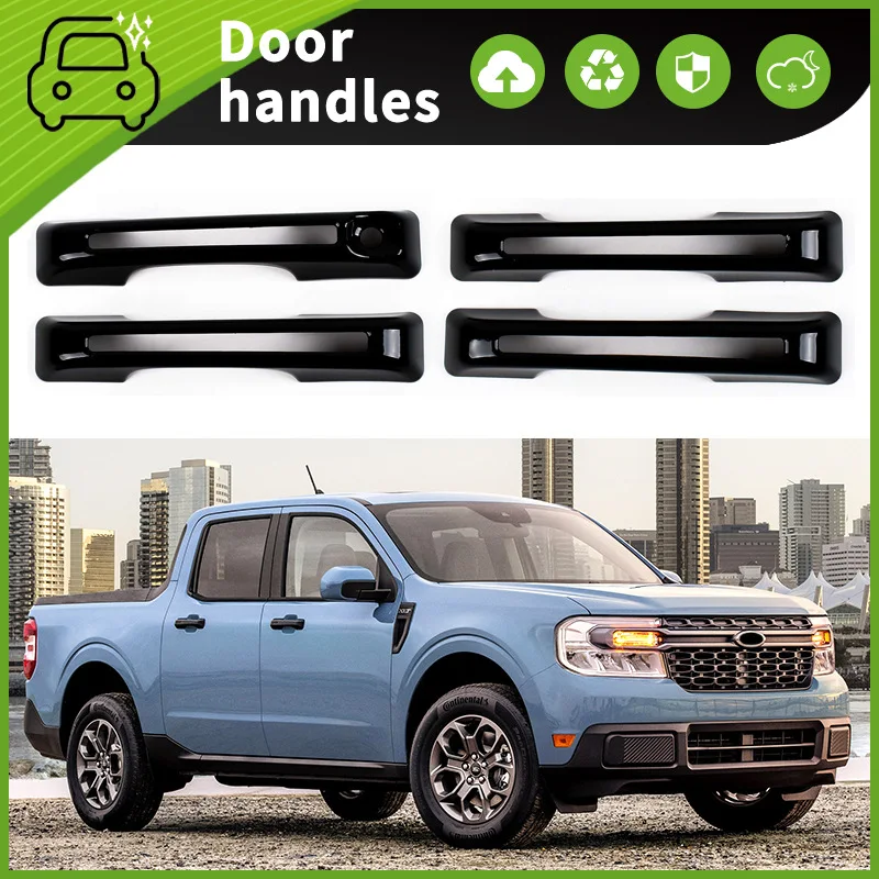 For 22 Ford Maverick Door Handles Trim Door Bowl Handles Scratch Resistant Accessories