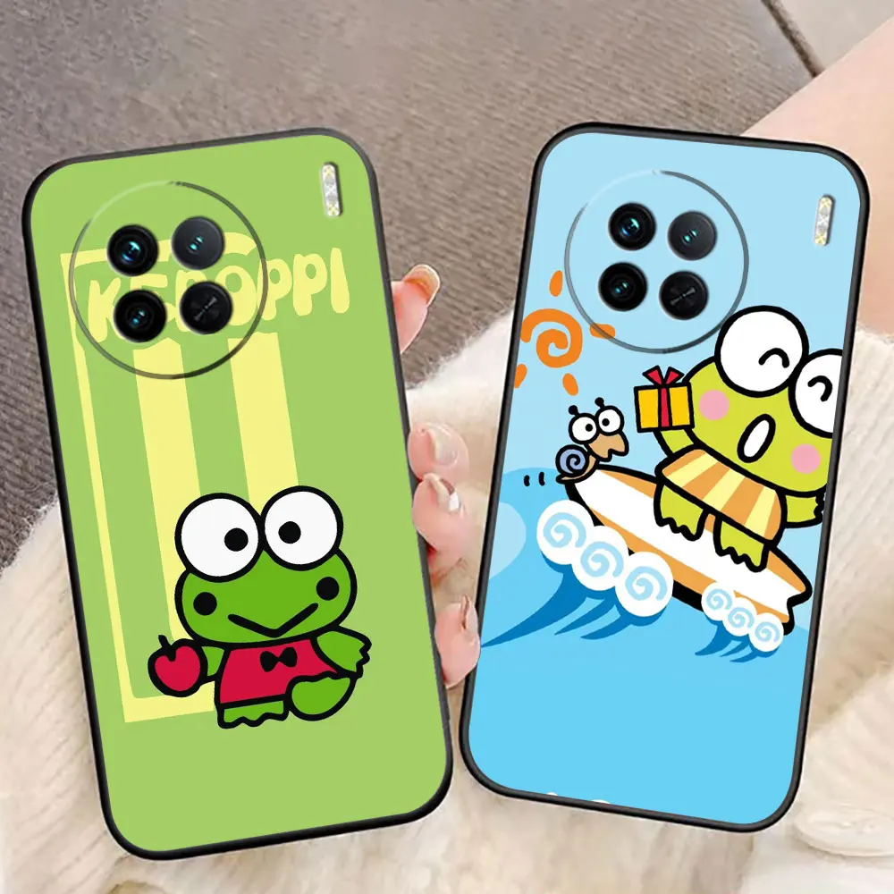 Big Eyed Frog Keroppi Phone Case For VIVO S1 S16 S17 Z1 V17 V19 V20 V21 V21E V23 V23E V25 V27 V27E V29 V29E V30E PRO 4G 5G Case