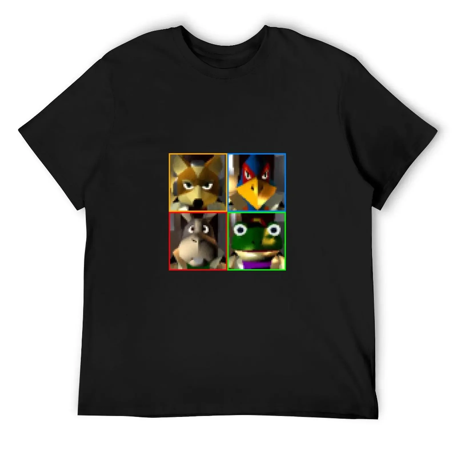 

We're Star Fox 64! (Grid) T-Shirt designer shirts cheap stuff mens graphic t-shirts pack