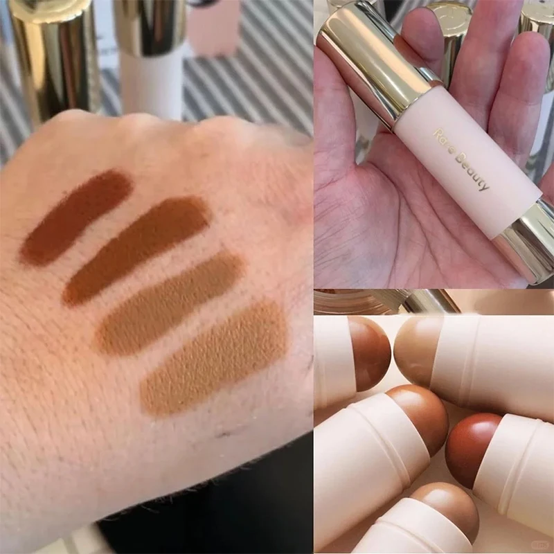 بودرة أساس سائلة مضغوطة من نادر بيوتي، مقاومة للماء، لون عالي اللمعان، ظل كونتور للوجه، تأثير مكياج طبيعي وشفاف #3