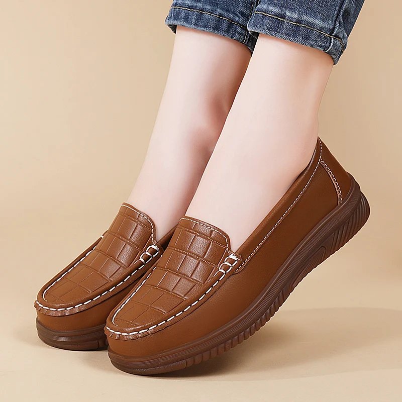 

Women Loafers Comfortable Flat Shoes Casual Slip On Oxford Shoes for Ladies