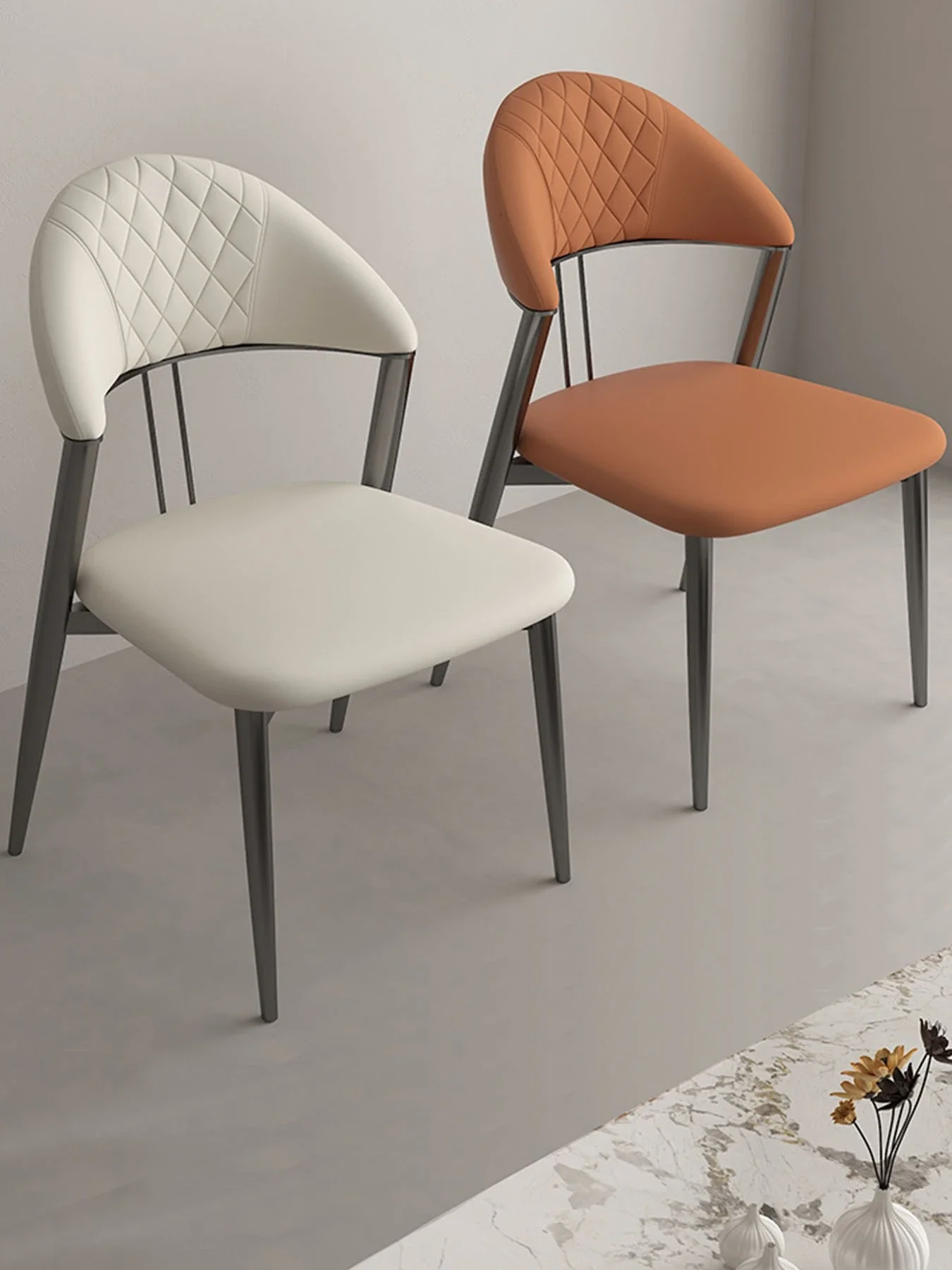 

Nordic light luxury leisure chair coffee hotel modern backrest home