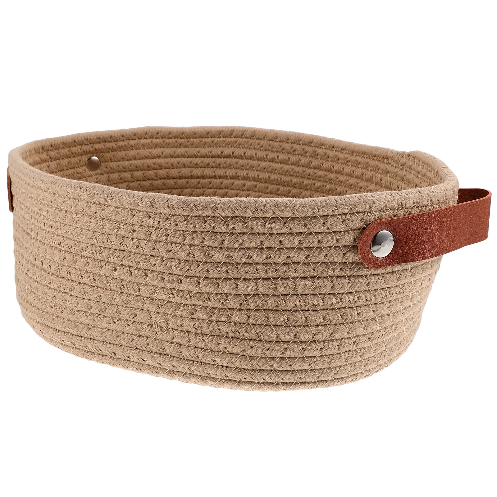 

Cotton Rope Woven Storage Basket Small Desktop Organizer For Snacks Cosmetics Home Decor Sundries Holder Household Supplies