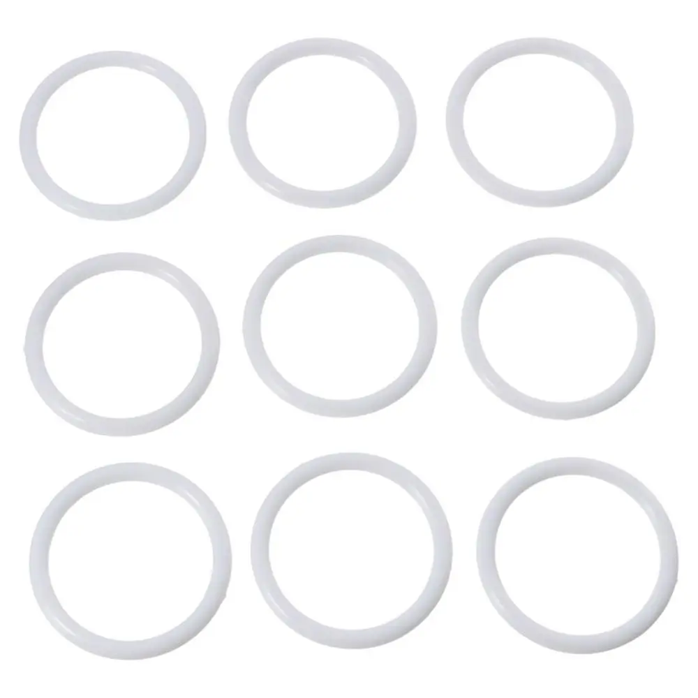 30pcs White Dreamcatcher Rings Hoops, 60mm Plastic Macrame Rings Dream Catcher Circle for DIY Art Crafts, Dream Catcher Supplies