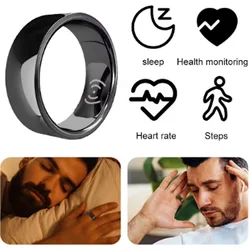 2024 5ATM Waterproof Smart Ring For Honor 6 Plus OPPO K10x  OnePlus Ace 2 Pro ZTE Blade A31 Meizu C9 Men Women Health Monitoring