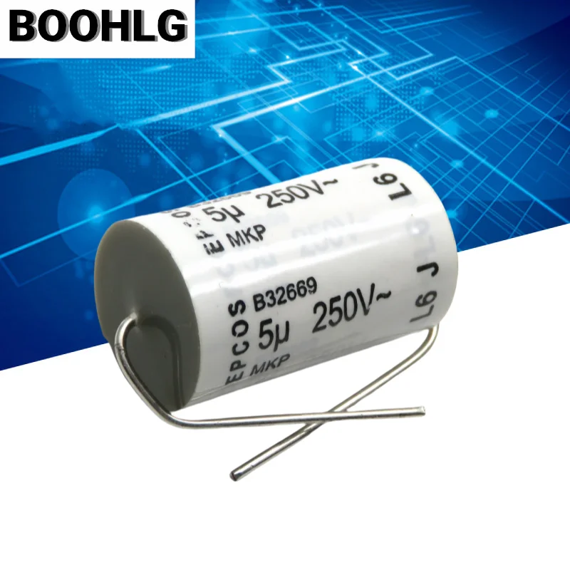 2PCS EPCOS MKP 250V 5UF Thick Copper Foot Frequency Divider Thin Film Capacitor B32669S3505J