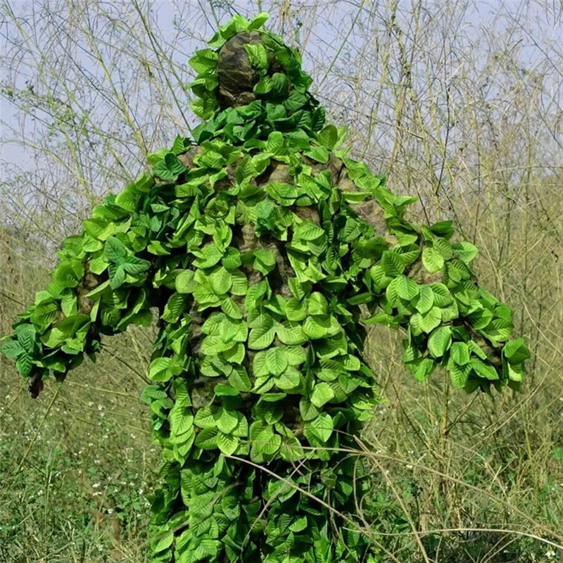 

AZ-3D Bionic Hunting Ghillie Suits Leaf Camouflage Jungle Hunting Clothes Bird Watching Clothing