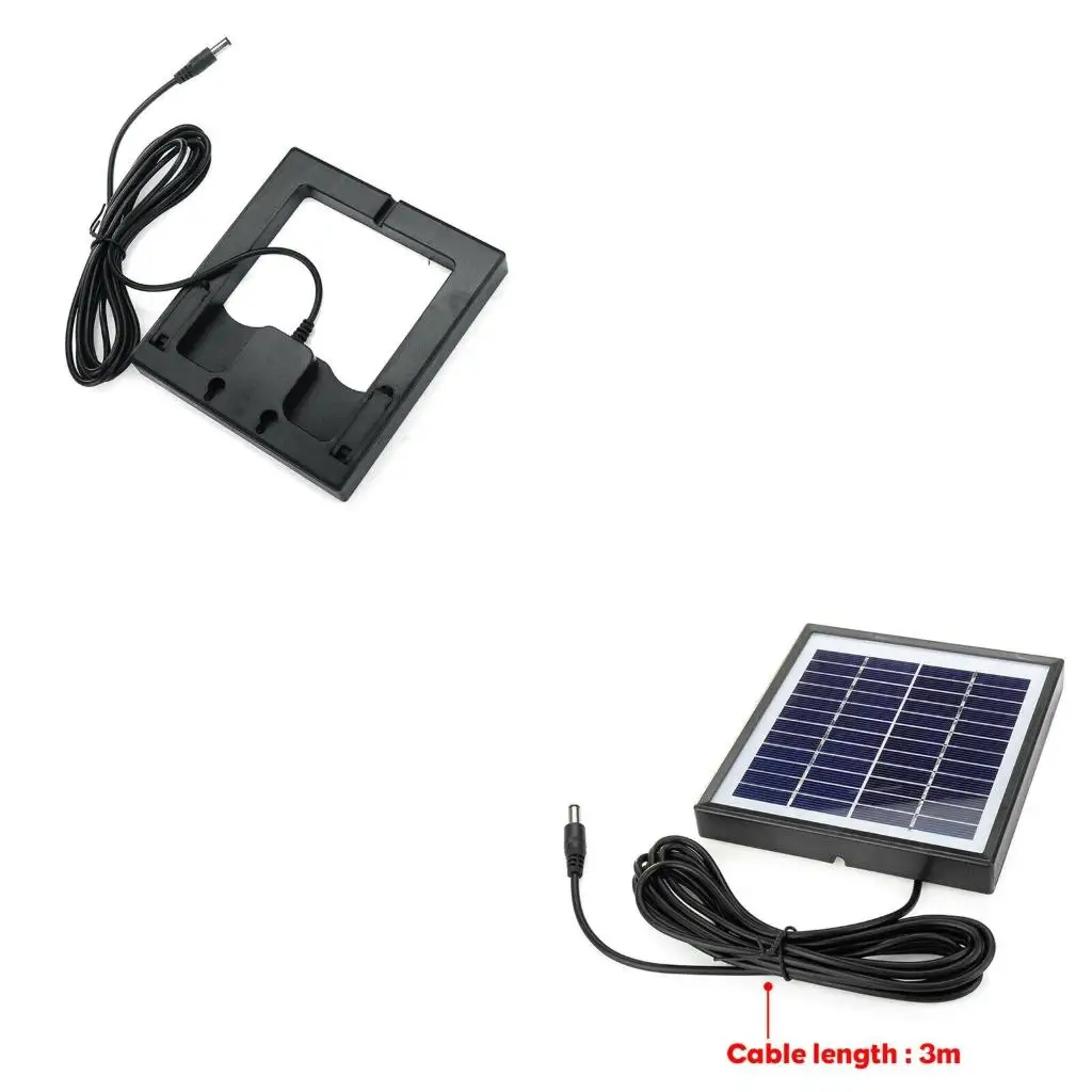 Outdoor Cable 5W 12V Polysilicon Solar Panel for Light Camera Solar Power Home Improvement Solar Panel Accessory