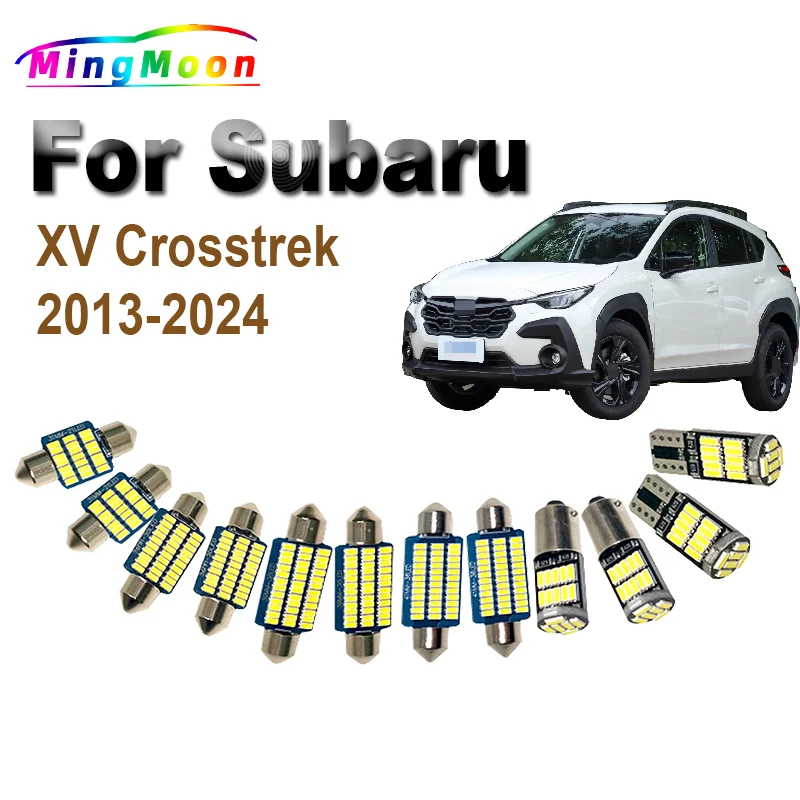 Interior LED Light Kit For Subaru XV Crosstrek 2013 2014 2015 2016 2017 2018 2019 2020 2021 2022 2023 2024 Car Accessories