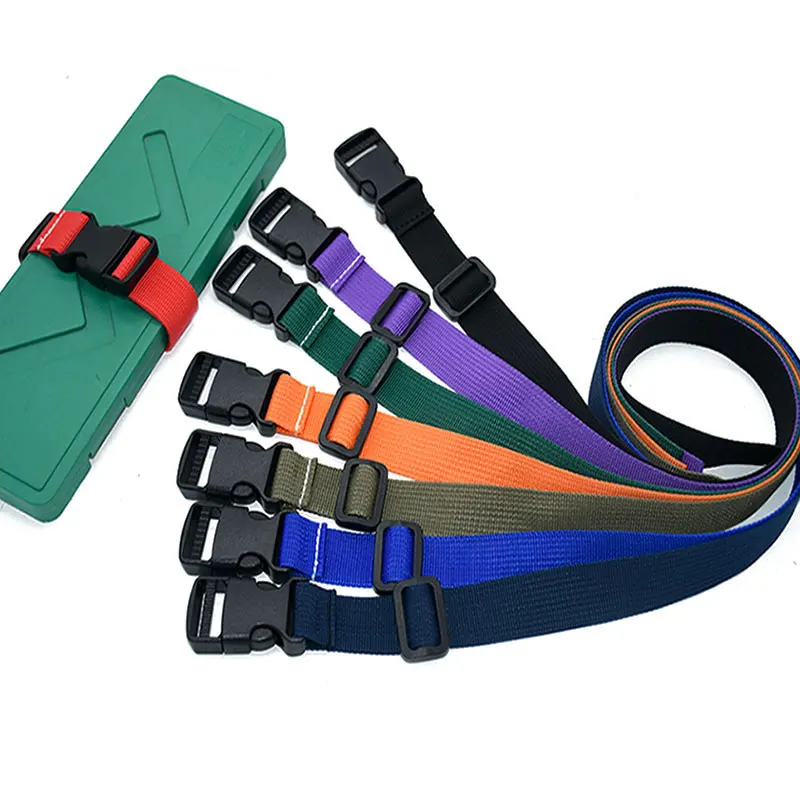 Reusable Durable polypropyleneTravel Tied Cargo Tie Down Luggage Lash Belt Strap With Cam Buckle Travel Kit Outdoor Camping Tool