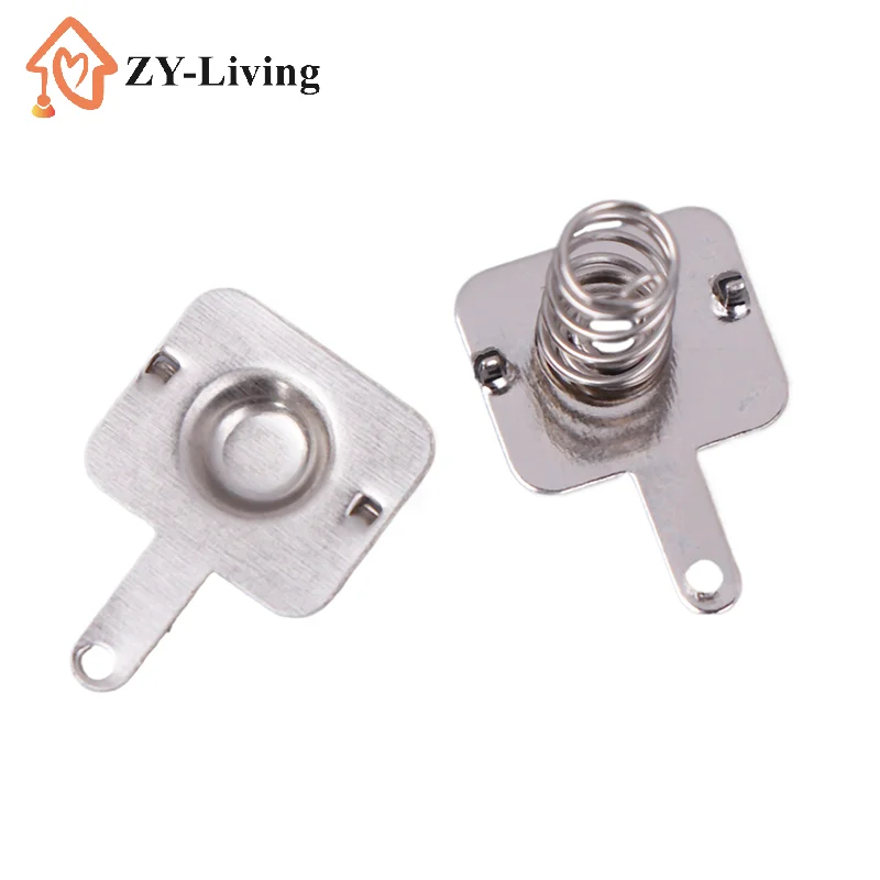 10Sets DIY Accessories 18650 Battery Sheet Spring Contact Sheet Battery Box Positive And Negative Single Bipolar