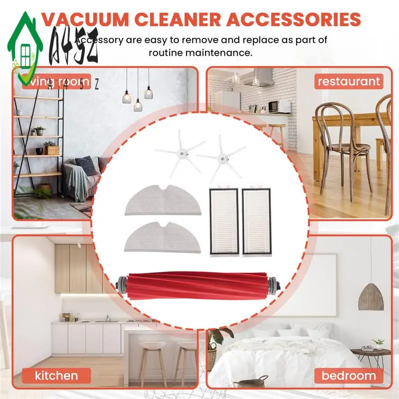 

A45Z-Наборы запасных частей для робота-пылесоса Xiaomi Roborock Q7 Max, Q7 Max+, T8, G10S, G10S Pro, S7 MAXV Ultra