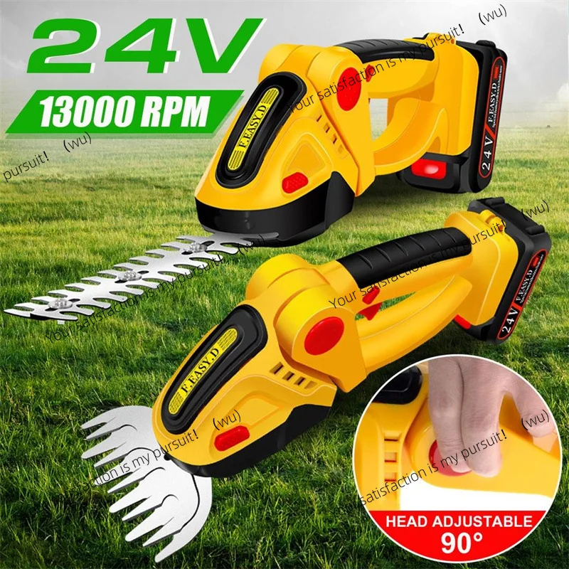 Electric fence clipper dual-purpose rechargeable pruning trimmer lawn mower green belt gardening trimming single-handed lithium