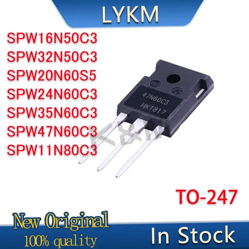 5/PCS NEW SPW16N50C3  SPW32N50C3 32N50C3 SPW20N60S5 20N60S5 SPW24N60C3 24N60C3 SPW35N60C3 35N60C3 SPW47N60C3 47N60C3 SPW11N80C3