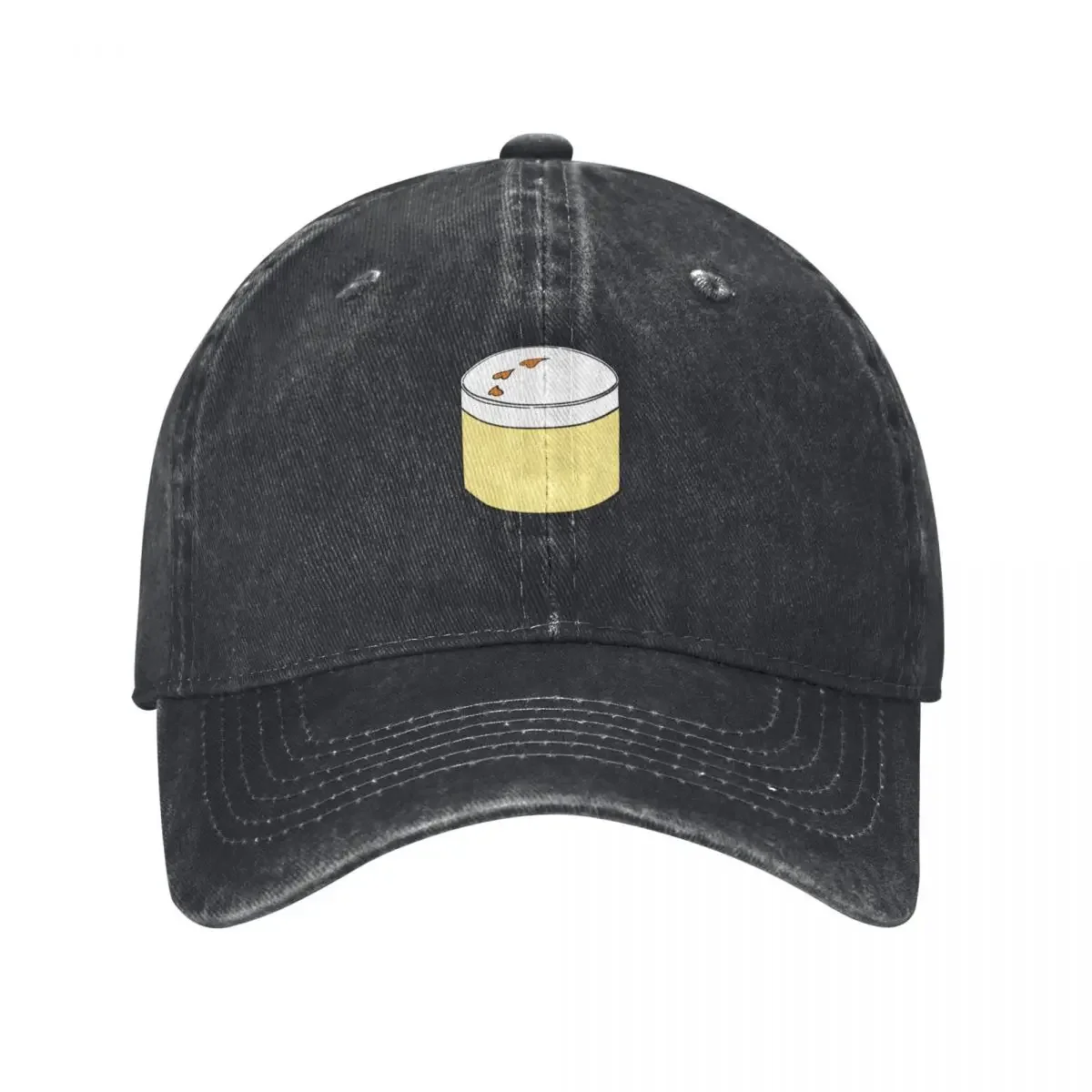 

Pisco Sour Cocktail Baseball Cap sun hat Big Size Hat Woman Hats Men's