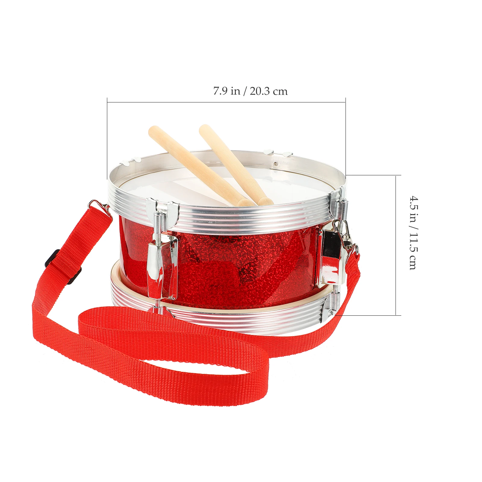 

Snake Drum Percussion Instrument Drumsticks for Musical Instruments Kids Snare Kit Major