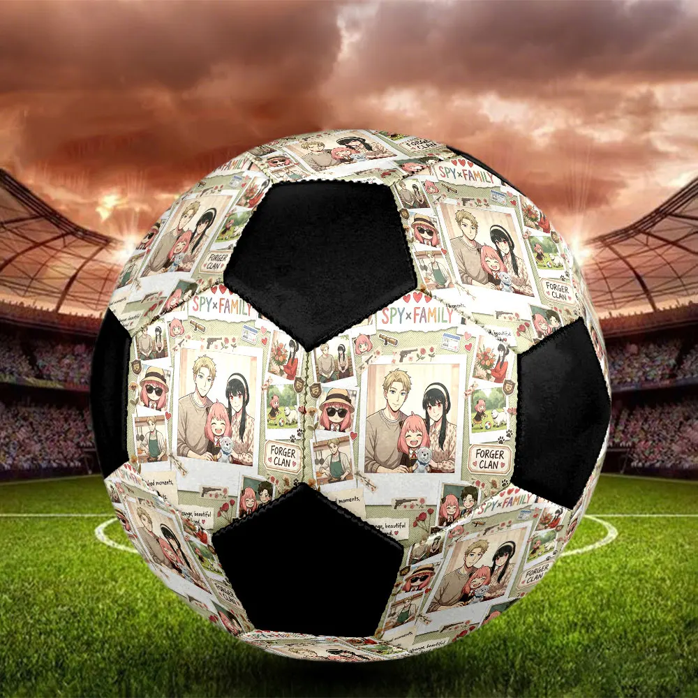 1PC SPY FAMILY Football Soccer Ball Size 5 Game Ball Fashion Team Training Cool Sports Gift HE110