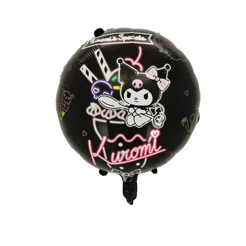 Cartoon Kuromi My Melody Themen-Folienballons Set Latexballons Kindergeburtstagsparty Dekoration Zahlenballon Globos – Detail 19