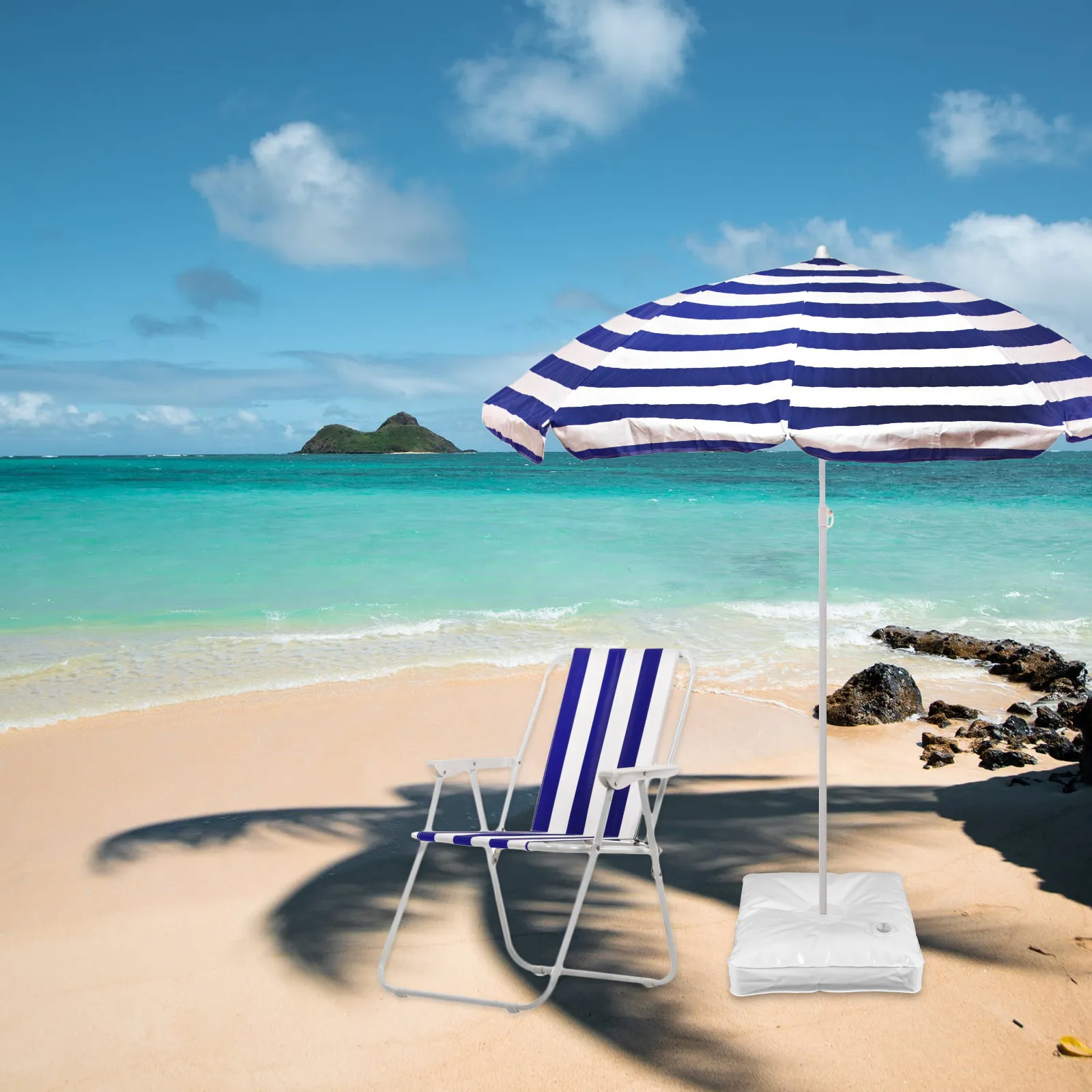 1Pcs Water Injection Base PVC Umbrella Flag Weight Bag Indoor Outdoor Use Sunshade Umbrella Windproof Water Weight Pouch