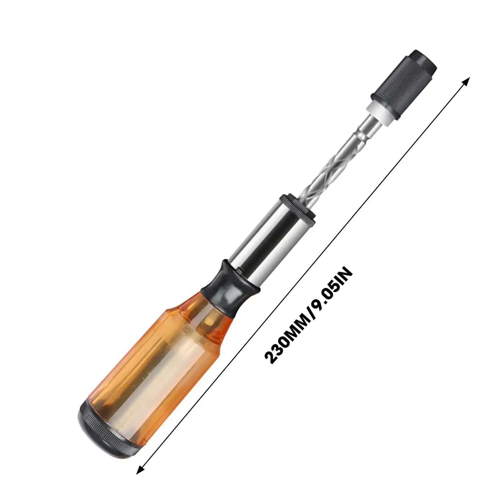 Huishoudelijk Ratelend Stopcontact Schroefstuurset 6 In1 Vervangbare Koppen Push Pull Ratelschroevendraaier