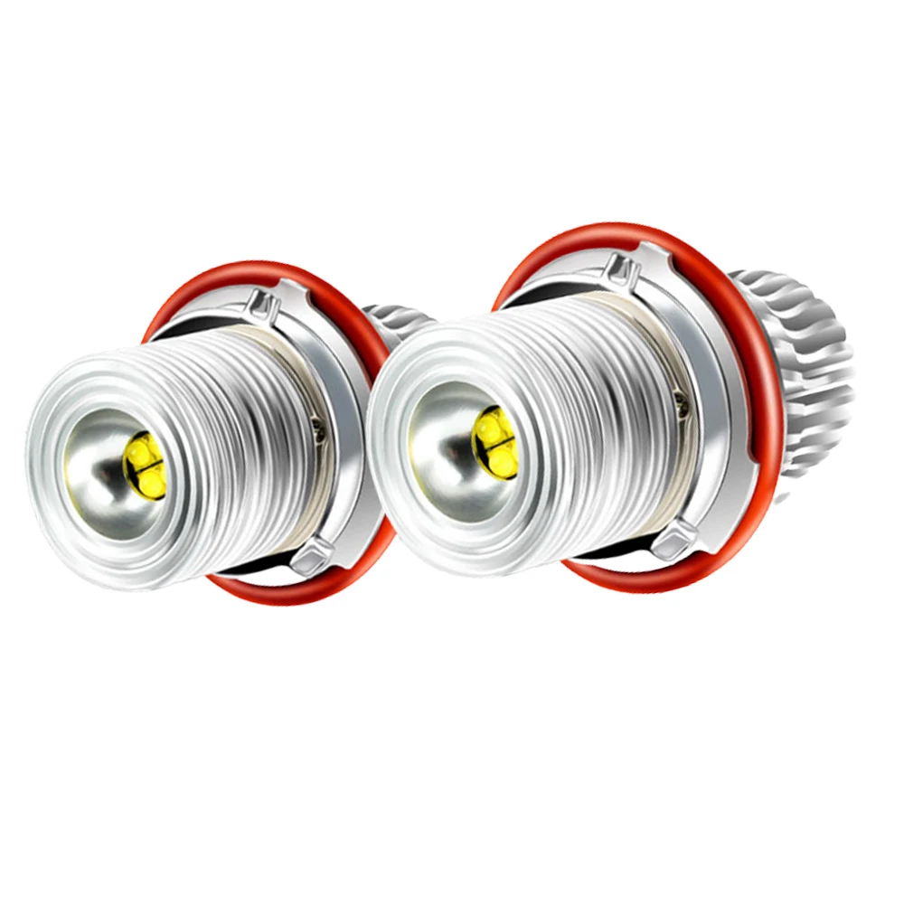 

2pcs Angel Eye Halo Ring LED Bulbs For BMW 1-series E87 5-series E39 E60 E63 E64 E65 E66 2000 2001 2002 2003 2004 2005 2006-2008