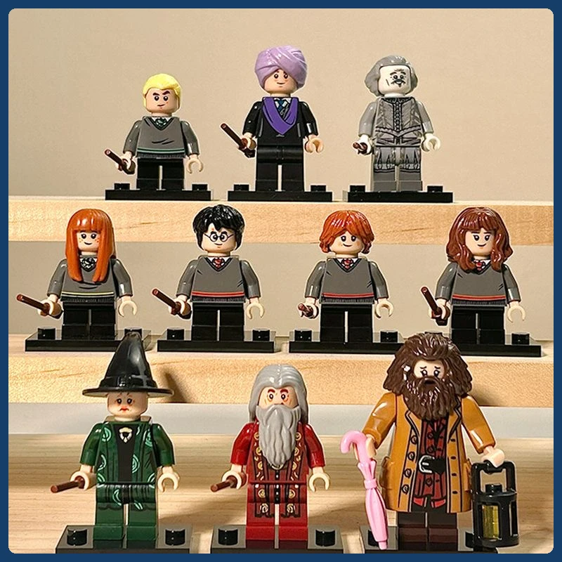 MINISO Mini Figure Series Harry Rubens Hagrid Dumbledore Cubs Building Children's Boys and Girls Toy Models Christmas Gifts