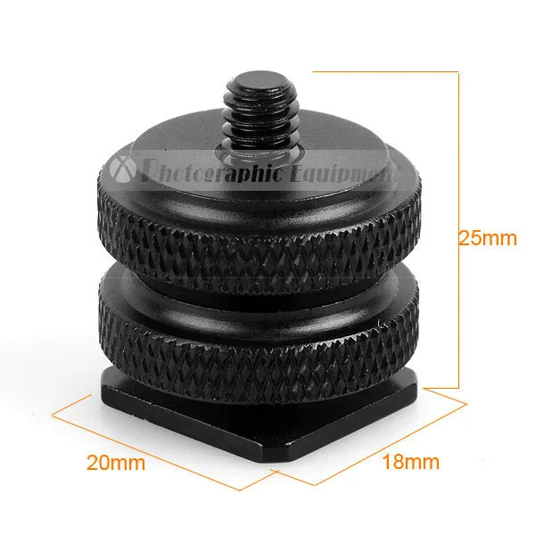 10 Chiếc 1/4 Tô Vít 2 Cạnh Sáng Đứng Hot Shoe Adapter Máy Ảnh DSLR Gắn Chân Máy Vít Bán Buôn