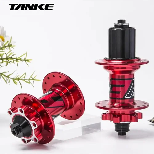 Imagen 2 del producto Buje de Bicicleta TANKE MTB 120 Click Hub 6 NBK con Rodamientos, Delantero y Trasero, 32/36 Agujeros, Freno de Disco QR, Cubo de Bicicleta Silencioso, Buje HG de 6 Trinquetes