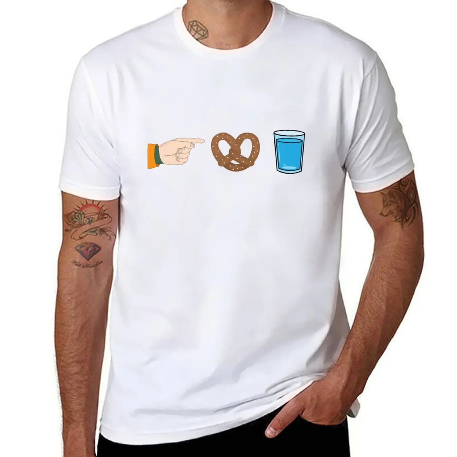 

quality heavy Me cotton T-Shirt t Making man cotton Thirsty! t shirt Are high shirts Pretzels These