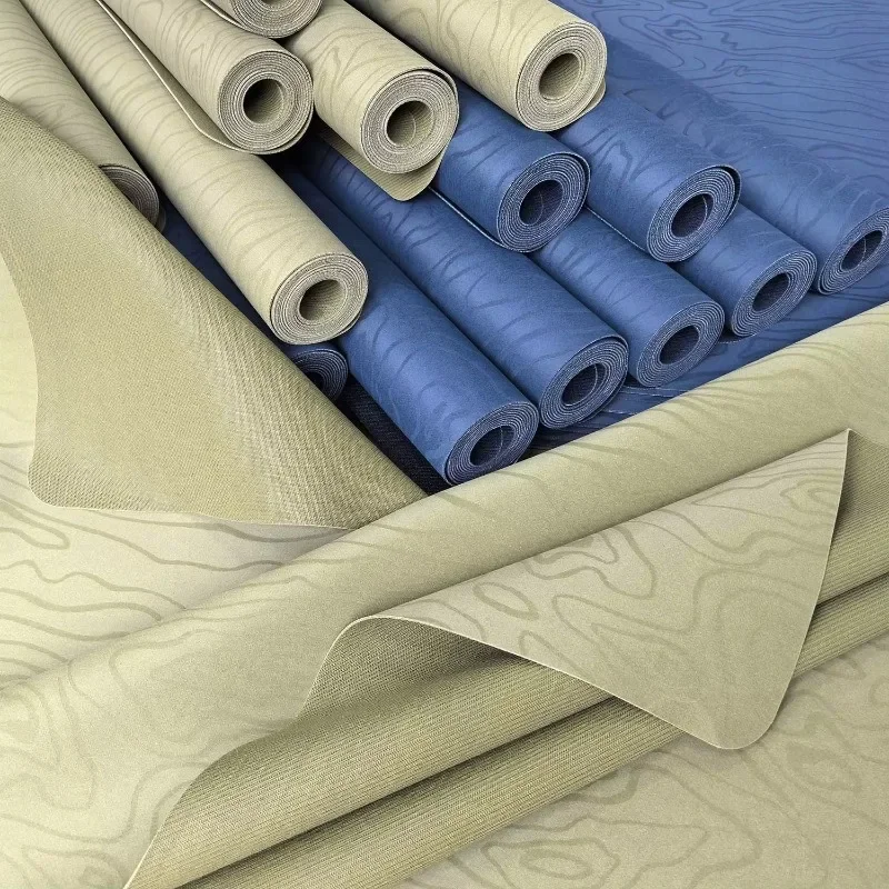 2025 New Double-Sided Natural Rubber Travel Yoga Mat Non-slip and waterproof surface Ideal for travel and fitness training