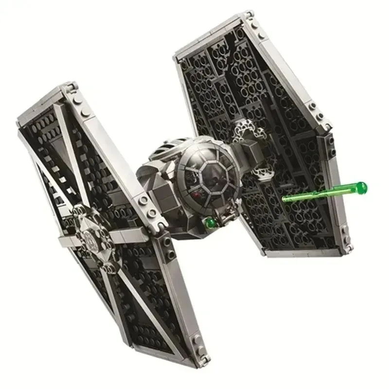 Hot In Stock Imperial Tie Fighter Building Blocks Model Kit -75300  Space Wars Themed Toy Set for Kids Boys Gift