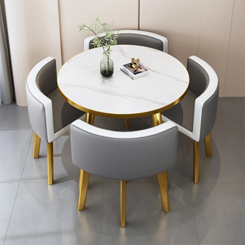 Dining Table Of 4 Apartment Chairs Luxury Garden Dining Tables Promotion Furniture Restaurant Dining Round Dinning Tables Sets