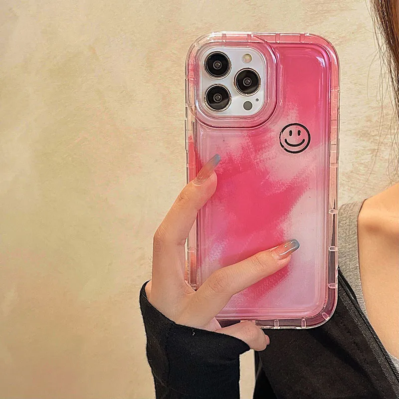 

Cute Smile Soft Phone Case For Samsung A54 A53 A34 A52S A52 A33 A71 A32 A22 A73 Case S23 S22 S21 Ultra S20 FE Shockproof Cover