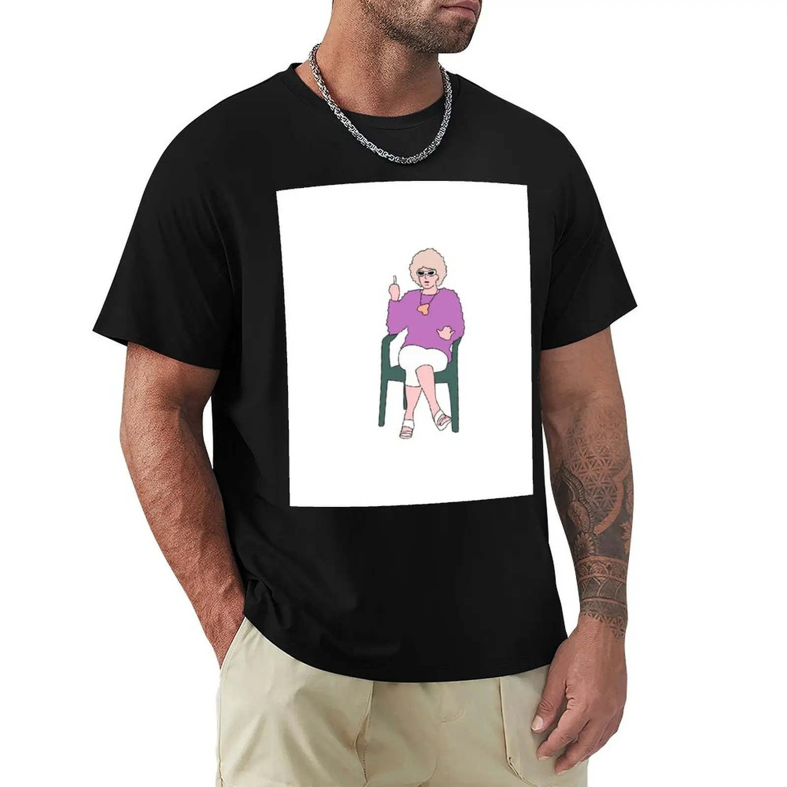 Kath & Kim - Give it a bone please, you're adding to my stress levels T-Shirt Casual Streetwear Short Sleeve Tee