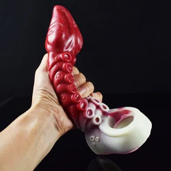 Silicone Penis Sleeve Artificial Octopus Sheath Penis Extender & Enlargement Delay Ejaculation Sex Toys For Men Man Male Couples