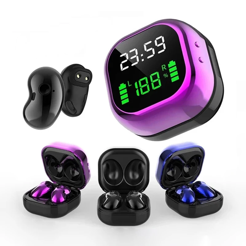 S6 SE TWS Wireless Bluetooth Earphones Bluetooth 5.1 Touch Control Stereo Earbuds Cool Breathing Light Noise Cancelling Earphone