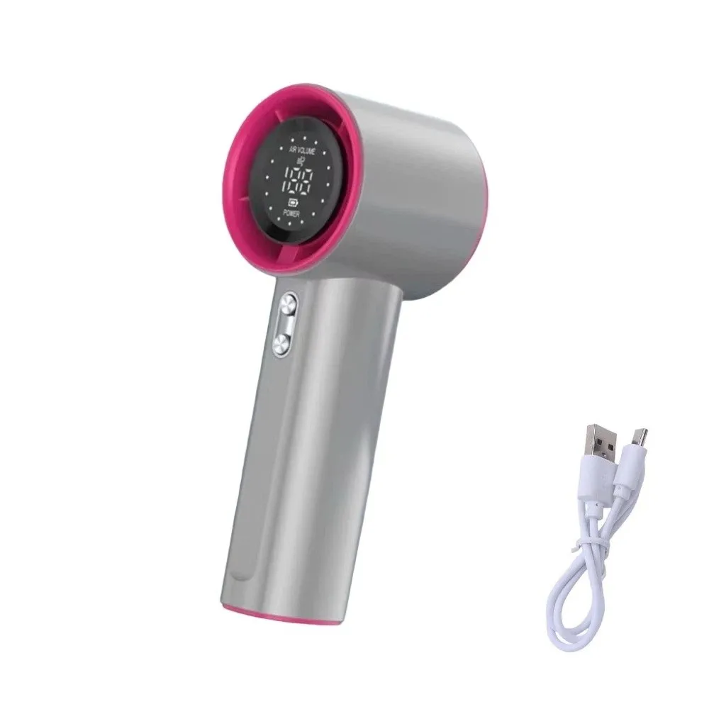 

Маленький мини-портативный вентилятор со светодиодным дисплеем, регулируемый ручной турбовентилятор, ультра-тихий, сильный ветер, USB перезаряжаемый вентилятор, путешествия, кемпинг