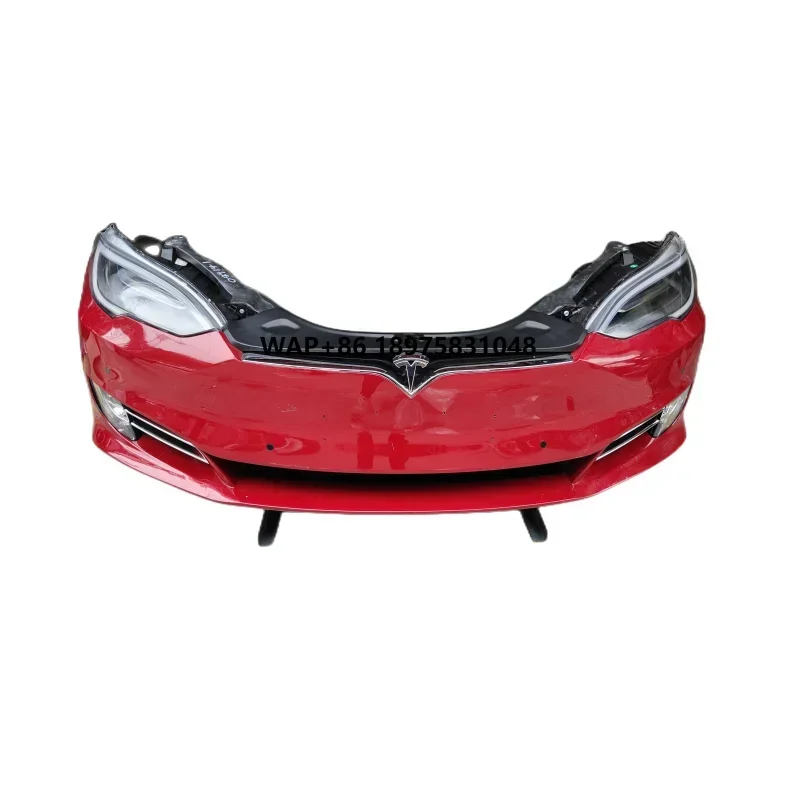 Model S Front Bumper Assembly Body Kit Front Bumper Assembly Car Front Modification Universal Screw Mount 1 Year Warranty