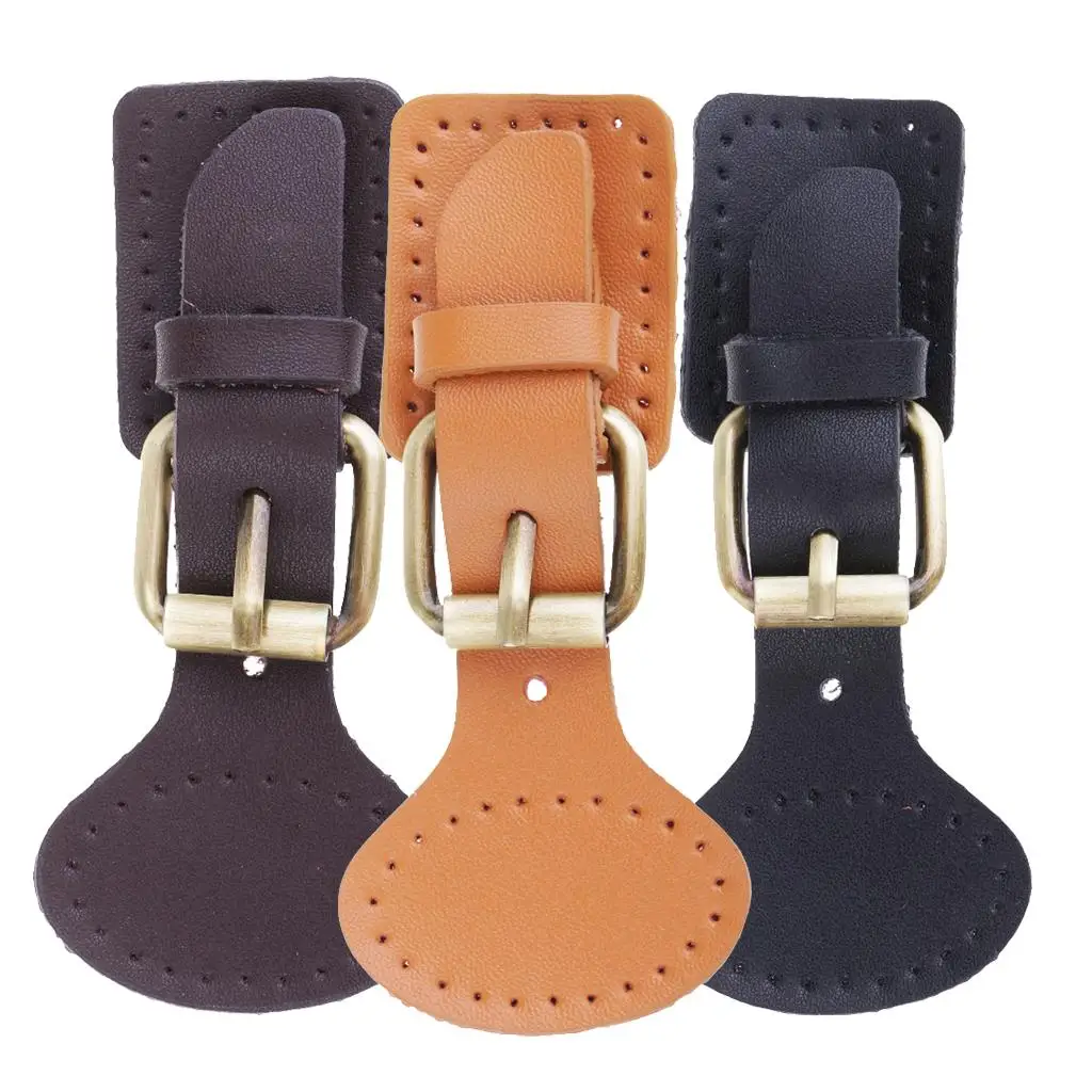 1 Set Faux Sew on Leather Magnetic Snap Buckles DIY Bag Handbag Replacement Leather Bag Making Fastener Snap 11 x 1.7cm