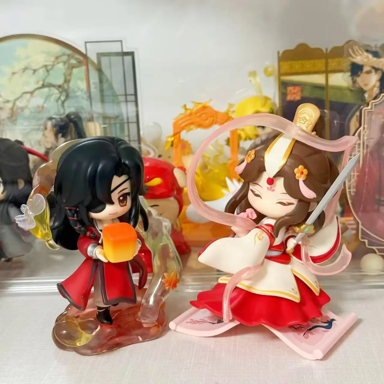 

Tian Guan Ci Fu Xielian Huacheng Figurine Model Ornament New Original Blind Box Cosplay Costume Action Figure Collectible Gifts