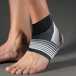 1 Pc Adjustable Compression Ankle Support Men & Women, Strong Ankle Brace Sports Protection