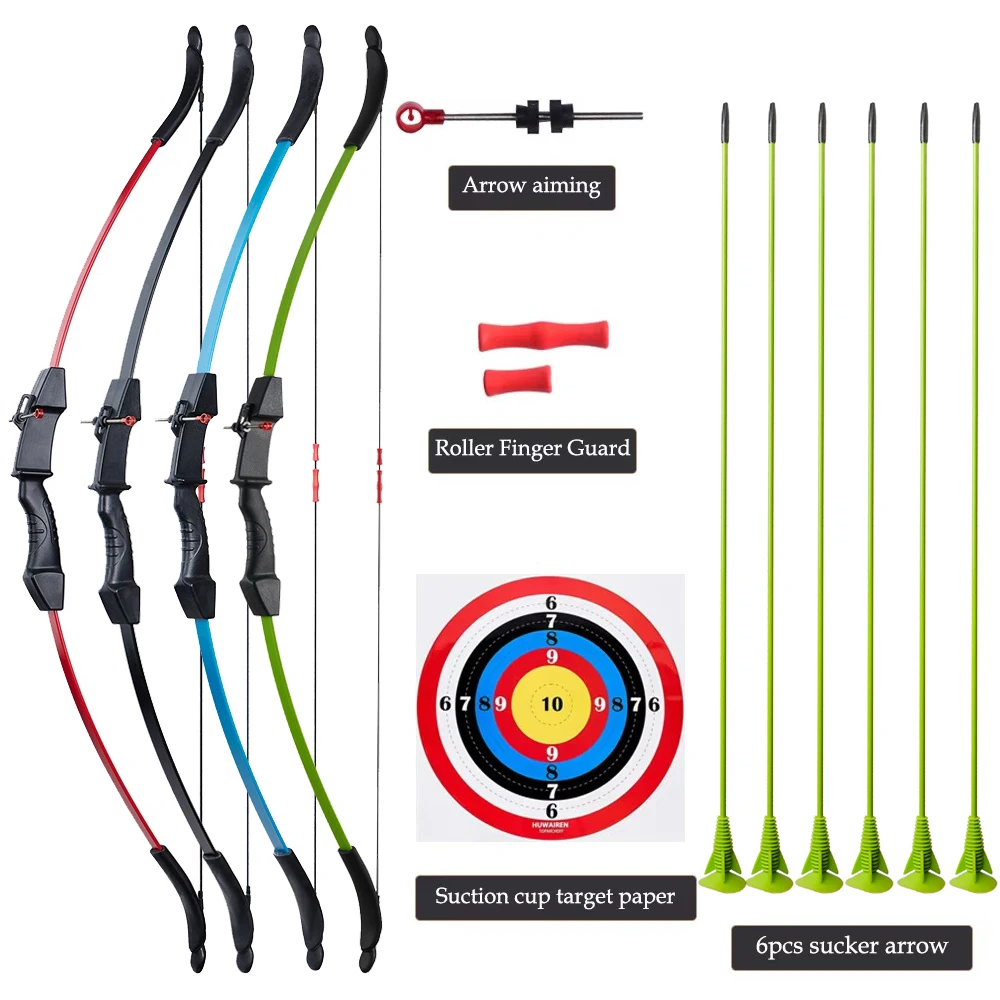 Toparchery Recurve Bow for Kids 12-15lbs Take-down Bow for Children Outdoor Shooting Game