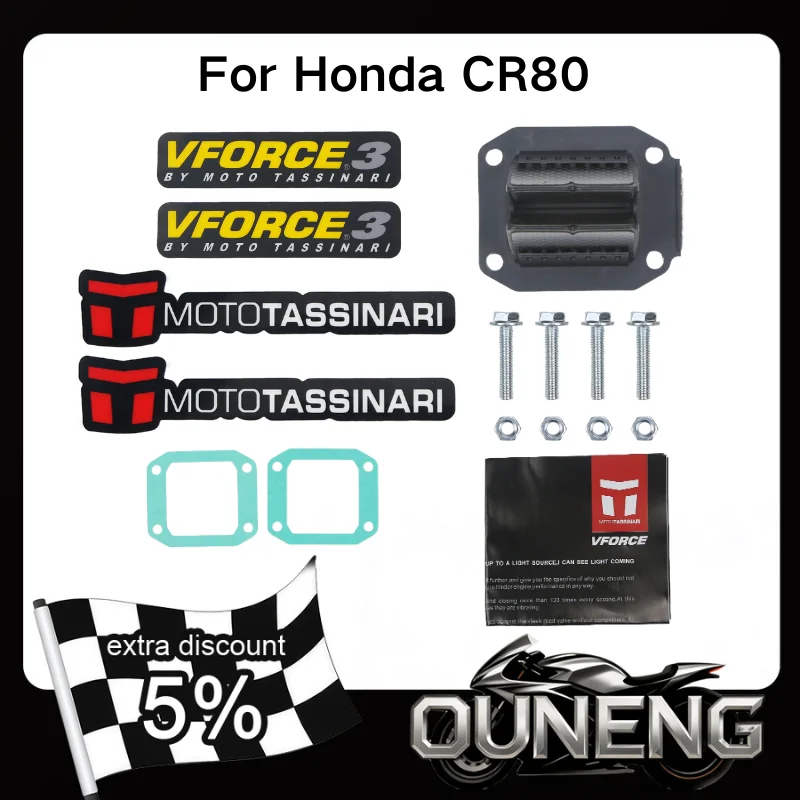 

VForce 3 Reed Valve System V-Force V381S For Honda CR80 CR85 VForce For CR 80 85 Palheta Derbi For EBE EBS D50B0