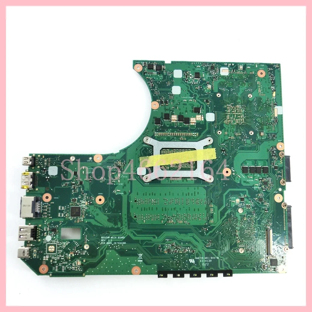 Imagem -02 - Placa-mãe Portátil para Asus N552vw Mainboard I76700hq Cpu Gtx960m-v4g Gpu N552 N552v N552vw N552vx Testado ok