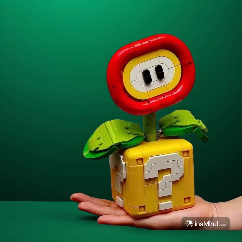 Supers Brother Chomper زهرة MOC-Tree Brothers باقة الديكور الدائم نبات بوعاء نموذج بنة الطوب طقم هدايا