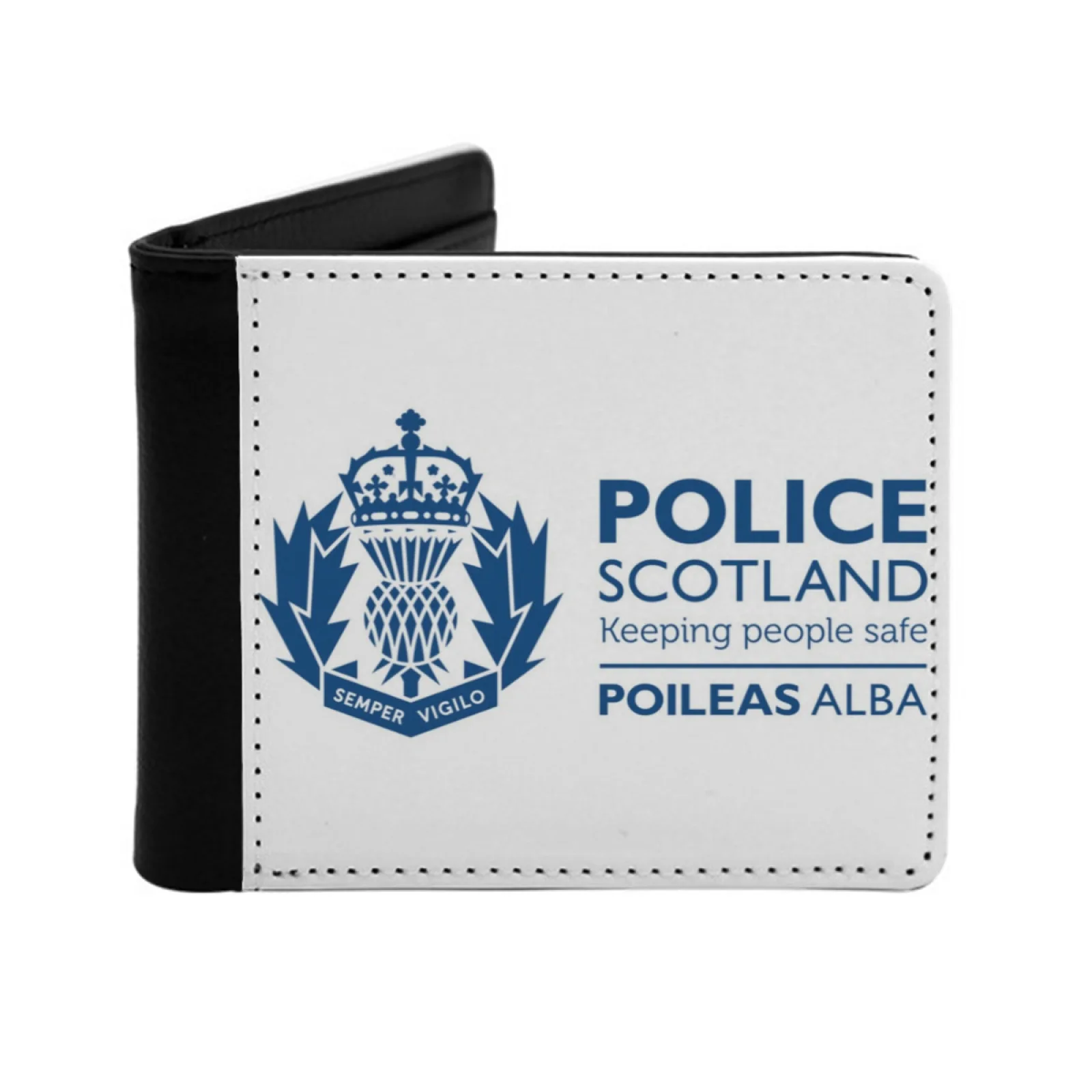 

Logo Of Police Scotland Short Men's Wallet Multifunction Purse Male Pu Leather Wallet Police Scotland Scottish Police Police